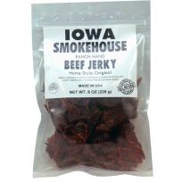 Iowa Smokehouse Ranch Hand Beef Jerky Home Style Original, IS-RH8JN, 8 OZ