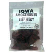 Iowa Smokehouse Ranch Hand Beef Jerky Sweet Teriyaki, IS-RH8JT, 8 OZ