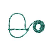 WEAVER LIVESTOCK™ Poly Rope Sheep Halter, 35-7840-S28, Mint / Black / Gray