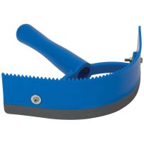 WEAVER EQUINE™ 2 in 1 Sweat Scraper and Curry Comb, 65-2056-157, French Blue / Gray