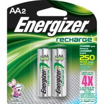 Energizer Universal Rechargeable Batteries, 2-Pack, NH15BP-2, AA