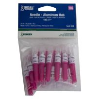 Ideal Aluminum Hub Needles 18Gx1 HP, 25-Pack, 9348