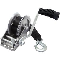 Shoreline Marine Trailer Winch , 1200 LB with Strap, 52338
