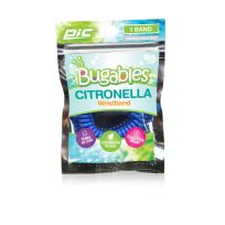 Bugables Citronella Scented Coil Wristbands, Reusable and Resealable, One Size Fits All, BUG-COILBANDTS