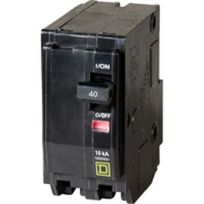 Square D Circuit Breaker QO 2-Pole, 40A, 120v / 240v, 10 kA, QO240CP