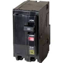 Square D Circuit Breaker QO 2-Pole, 60A, 120v / 240v, 10 kA, QO260CP