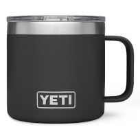 YETI® Rambler® Mug with Magslider™ Lid, 21071502806, Black, 14 OZ