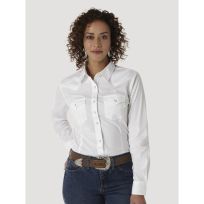 Wrangler Women's Ladies Western Snap Shirt