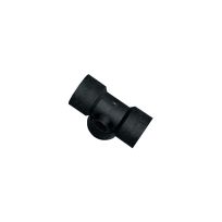 GreenLeaf Tee with Gauge Port, 1 IN Female NPT x 1/4 IN Port, TT10014P