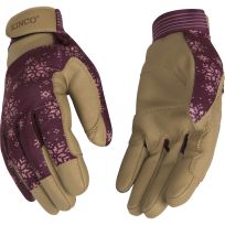 Kinco Women's KincoPro Lined Burgundy Synthetic with Pull-Strap
