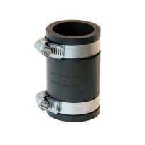 Fernco Flexible PVC Coupling Drain Pipe Connector, 1-1/4 IN x 1-1/4 IN, P1056-125