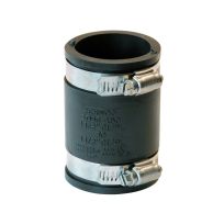Fernco Flexible PVC Coupling, 1-1/2 IN CI/PL to 1-1/2 IN CI/PL, P1056-150
