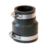 Fernco Flexible PVC Coupling, 1-1/2 IN CI/PL to 2 IN CI/PL, P1056-215