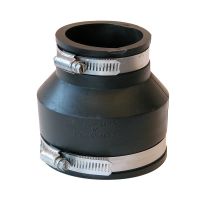 Fernco Flexible PVC Coupling, 3 IN CI/PL to 2 IN CI/PL, P1056-32