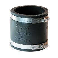 Fernco Flexible PVC Coupling, 3 IN CI/PL to 3 IN CI/PL, P1056-33