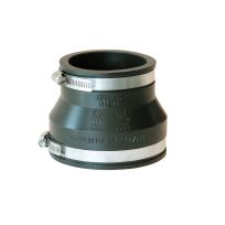 Fernco Flexible PVC Coupling, 4 IN CI/PL to 3 IN CI/PL, P1056-43