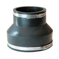 Fernco Flexible PVC Coupling, 6 IN CI/PL to 4 IN CI/PL, P1056-64