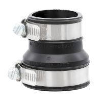 Fernco Flexible PVC Drain & Trap Connector, 1-1/2 IN to 1-1/4 IN, PDTC150