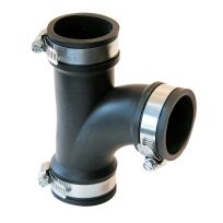 Fernco Quik Flexible 90 Tee, 1-1/2 IN, PQT-150
