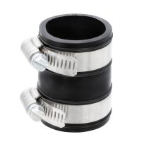 Fernco Flexible PVC Tubular Drain Pipe Connector, 1-1/2 IN to 1-1/4 IN, PTC150