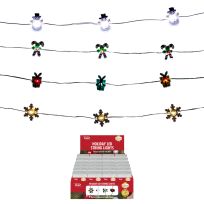 Alpine Christmas Decor LED String Lights, Assorted Styles, COR238ABB-TM