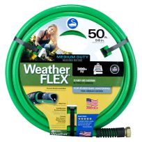 SWAN® WeatherFLEX® Medium Duty Garden Hose, CSNWF58050, 5/8 IN x 50 FT