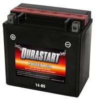 Durastart Rugged AGM Powersport Battery, 14-BS