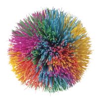 Toysmith Rainbow Pom Ball, 7809