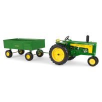 ERTL REPLICA 1:16 JOHN DEERE 730 with Bargebox Wagon, 45686