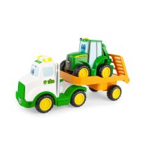 John Deere Toys Lights & Sounds Farmin' Friends Hauling Set, 47207