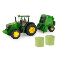 ERTL REPLICA 1:32 JOHN DEERE 7270R With 560R Baler, 47355