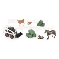 ERTL REPLICA 1:32 BOBCAT Skid Steer Set, 47394