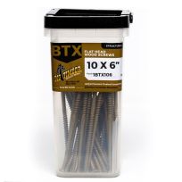 BIG TIMBER® Bronze T-25 Flat Head Wood Screw, 33-Count Bucket, 1BTX106, #10 x 6 IN