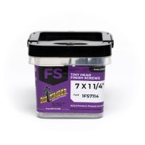 BIG TIMBER® Bronze T-10 Finish Screw, 312-Count Bucket, 1FS7114, #7 x 1-1/4 IN