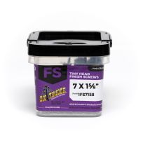 BIG TIMBER® Bronze T-10 Finish Screw, 228-Count Bucket, 1FS7158, #7 x 1-5/8 IN