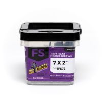 BIG TIMBER® Bronze T-10 Finish Screw, 186-Count Bucket, 1FS72, #7 x 2 IN