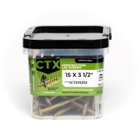 BIG TIMBER® Bronze T-30 Lag Screw, 25-Count Bucket, CTX15312-25, #15 x 3-1/2 IN