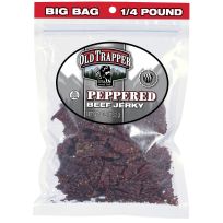 Old Trapper Peppered Beef Jerky, 22225T, 4 OZ