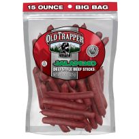 Old Trapper Jalapeno Deli Beef Stick, 33215T, 15 OZ