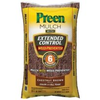 Preen Brown Mulch, 52050661, 2 CU FT