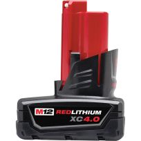 Milwaukee Tool REDLITHIUM XC 4.0 Extended Capacity Battery Pack, M12, 48-11-2440