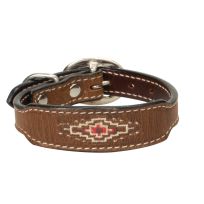 WEAVER PET™ Western Leather Dog Collar