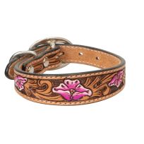 WEAVER PET™ Leather Flower Collar