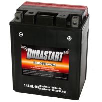 Durastart PowerSport Rugged AGM UTV / Motorcycle Battery, 14AHL-BS