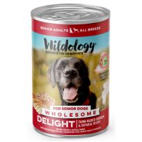 Wildology® DELIGHT Wholesome Farm-Raised Chicken & Oatmeal Recipe Dog Food, WD025-WET, 12.8 OZ Can