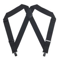 Carhartt Full Swing Side Clip Elastic Suspenders, A000552500118, Black, One Size Fits Most