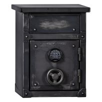 Longhorn Locking Storage Safe End Table Nightstand with Handgun Holder, LNS2618