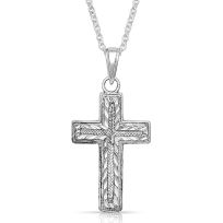 Montana Silversmiths Captured In Faith Cross Necklace, NC4771