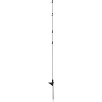 Power Wizard Fiberglass Post with clips, Grey, FST-GREY, 4 FT