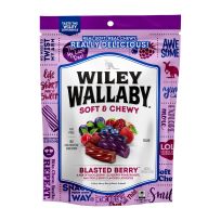 Wiley Wallaby Blasted Berry Soft & Chewy Licorice, 121303, 10 OZ